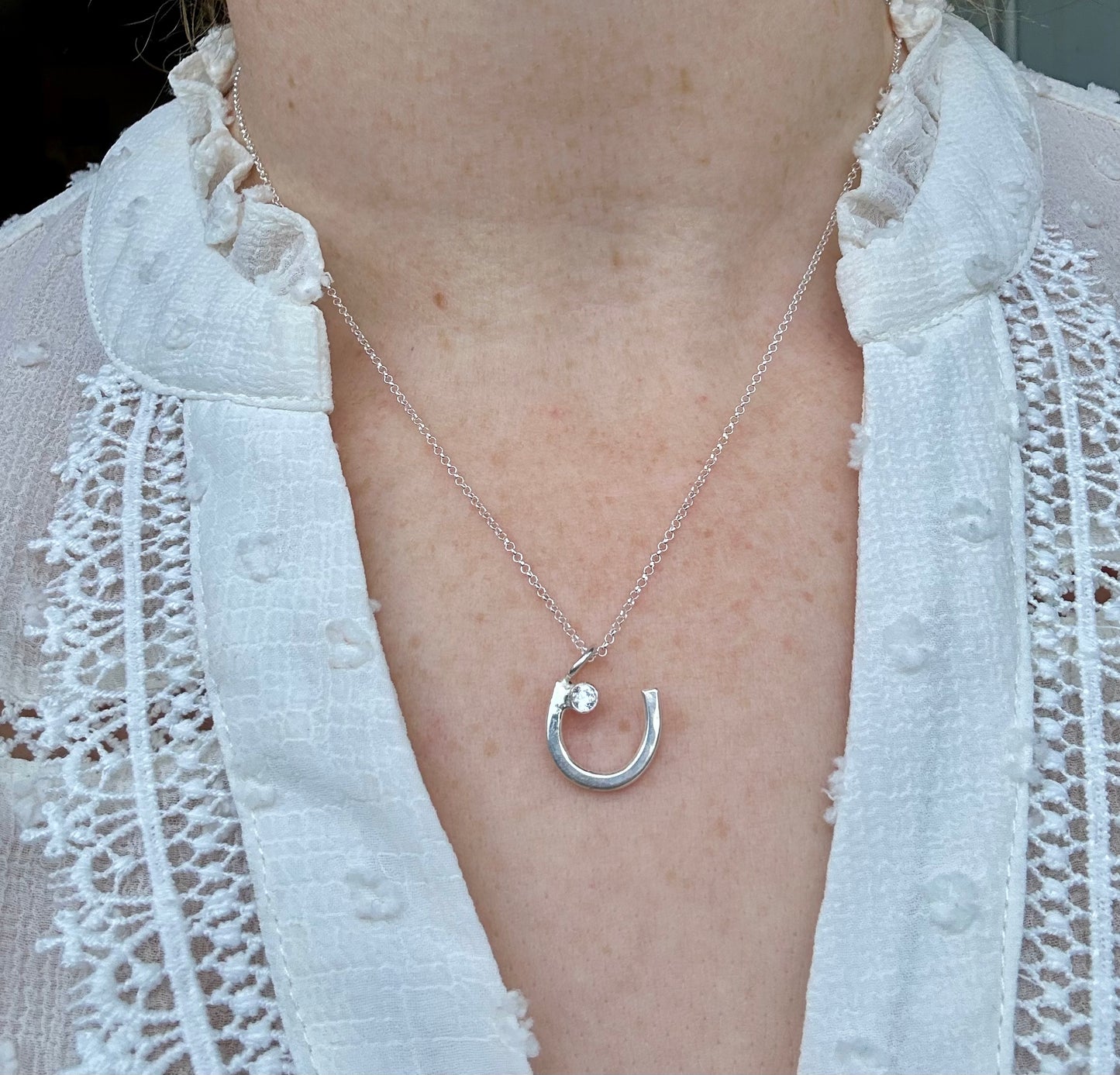 Forged in Sparkle necklace