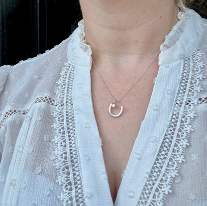 Forged in Sparkle necklace