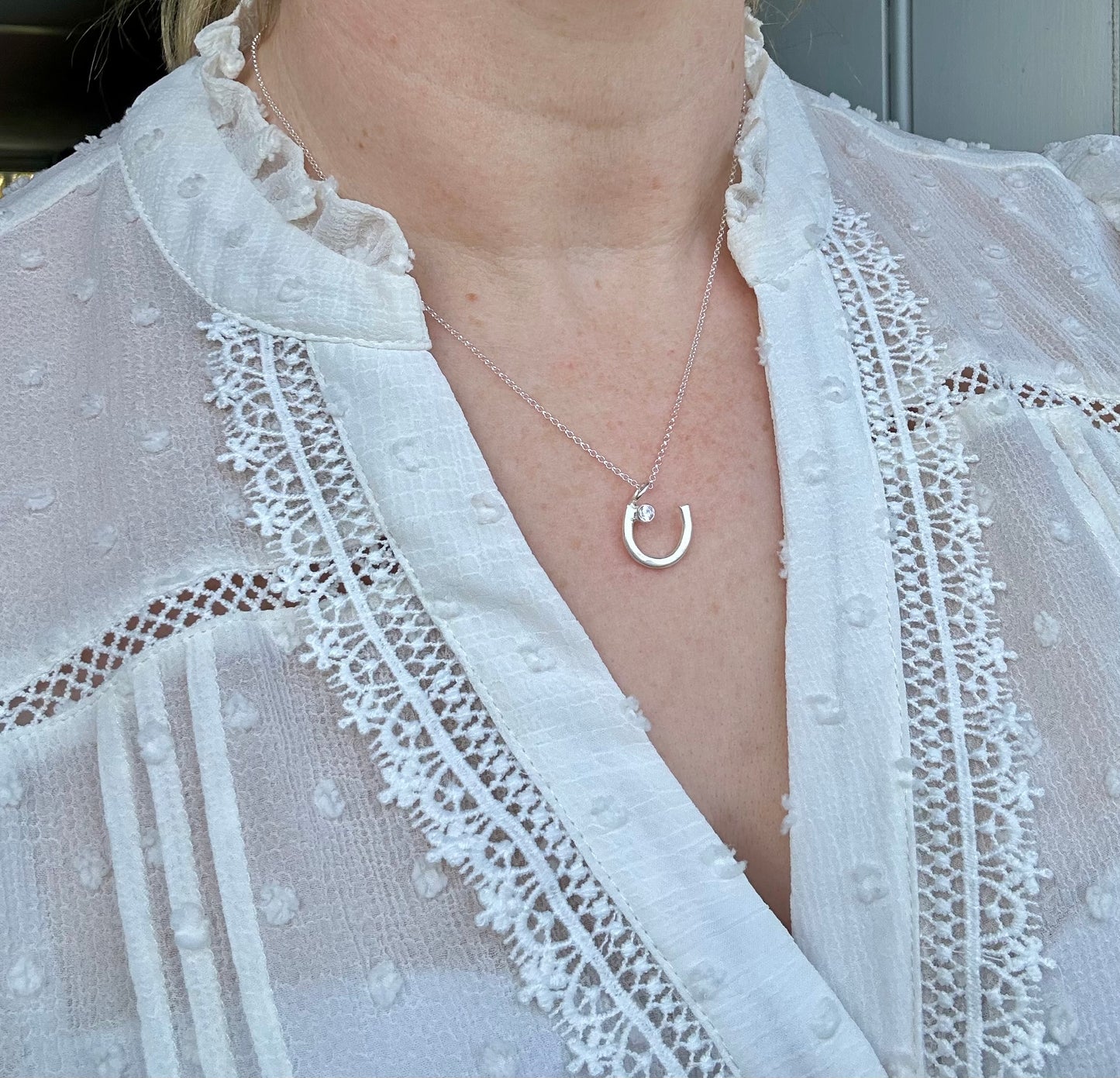 Forged in Sparkle necklace