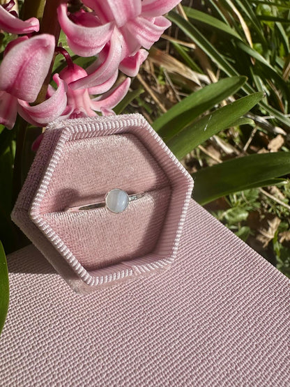 Blue Lace Agate Ring
