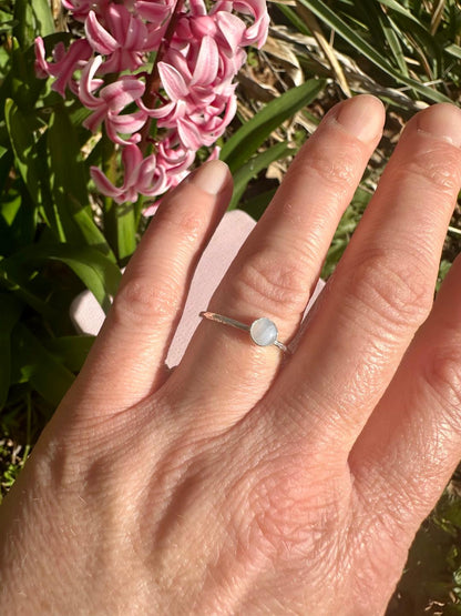 Blue Lace Agate Ring