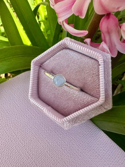 Blue Lace Agate Ring