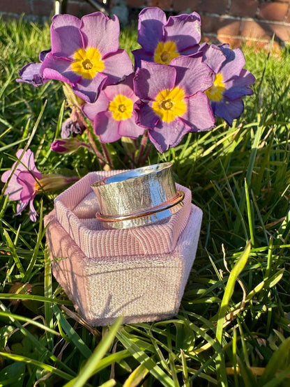 Rust and Rhyme Spinner Ring